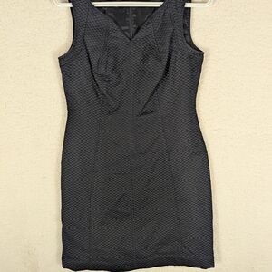 Talbots Gray Sleeveless V-Neck‎ Sheath Dress